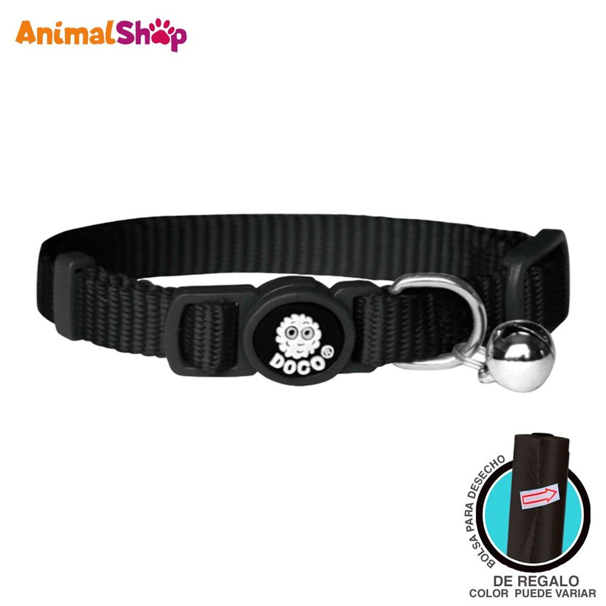 DOCO - Collar De Gato Doco Furball Negro