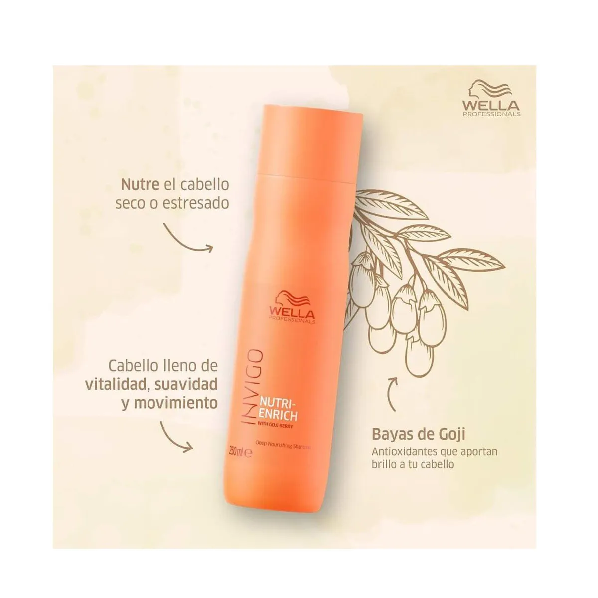 WELLA - Shampoo Invigo Nutri Enrich 250ml Wella Professionals