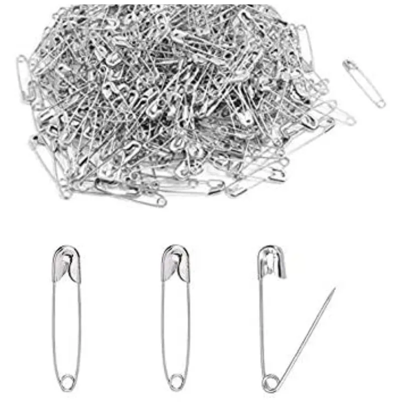 GENERICO - Imperdible Caja Con 1728 Pines Seguros Escarapelas Cordones