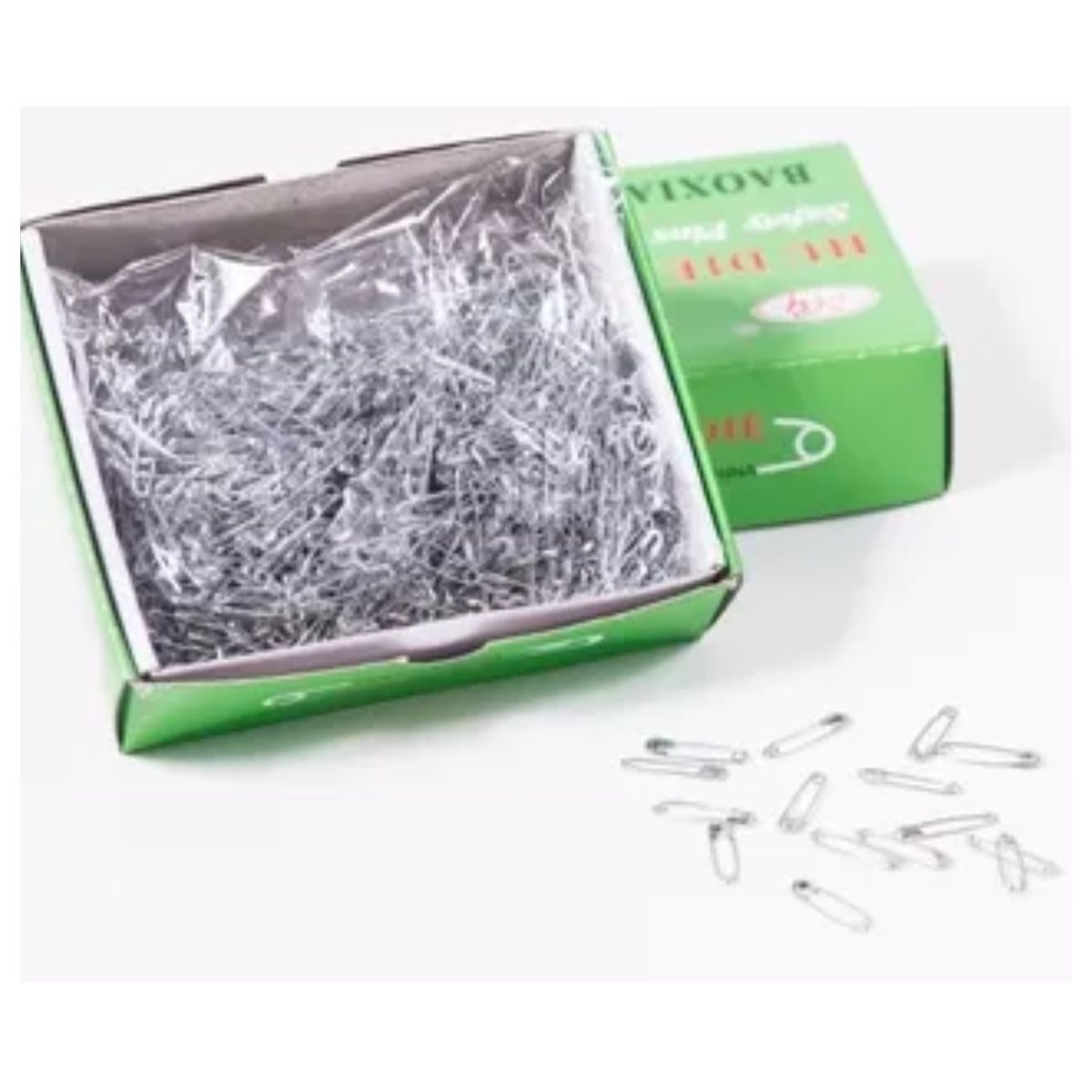 GENERICO - Imperdible Caja Con 1728 Pines Seguros Escarapelas Cordones