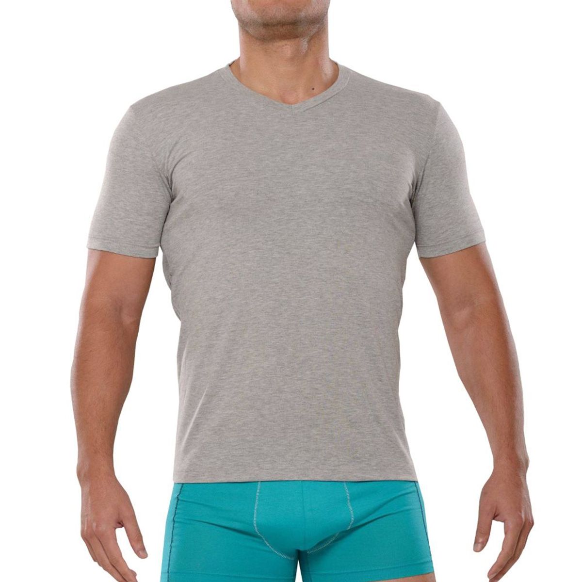 FILA - Polo Manga Corta Fila Cuello V Plomo