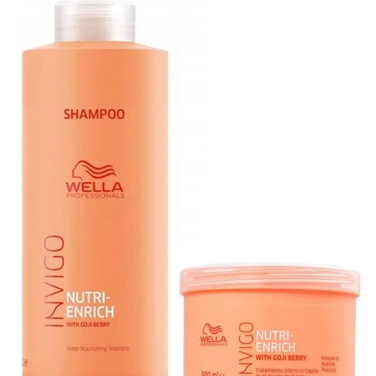 WELLA - Shampoo Nutritivo 1000ml   +Mascarilla 500ml Invigo Nutri Enrich Wella