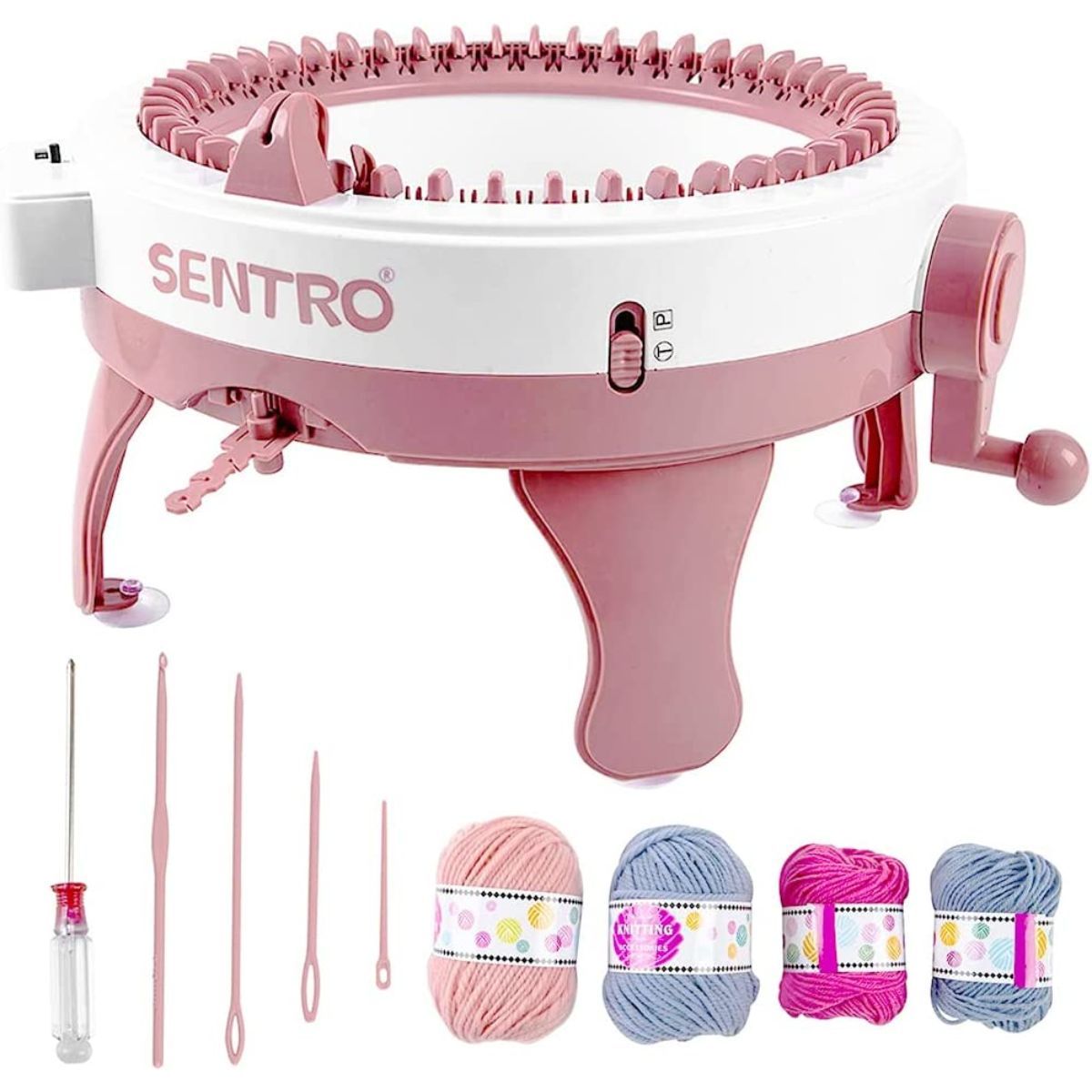 GENERICO - máquina de tejer con 48 agujas para tejer con telar redondo.