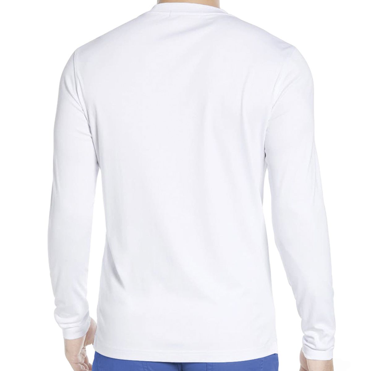 FILA - Polo Manga Larga Fila Cuello V Blanco