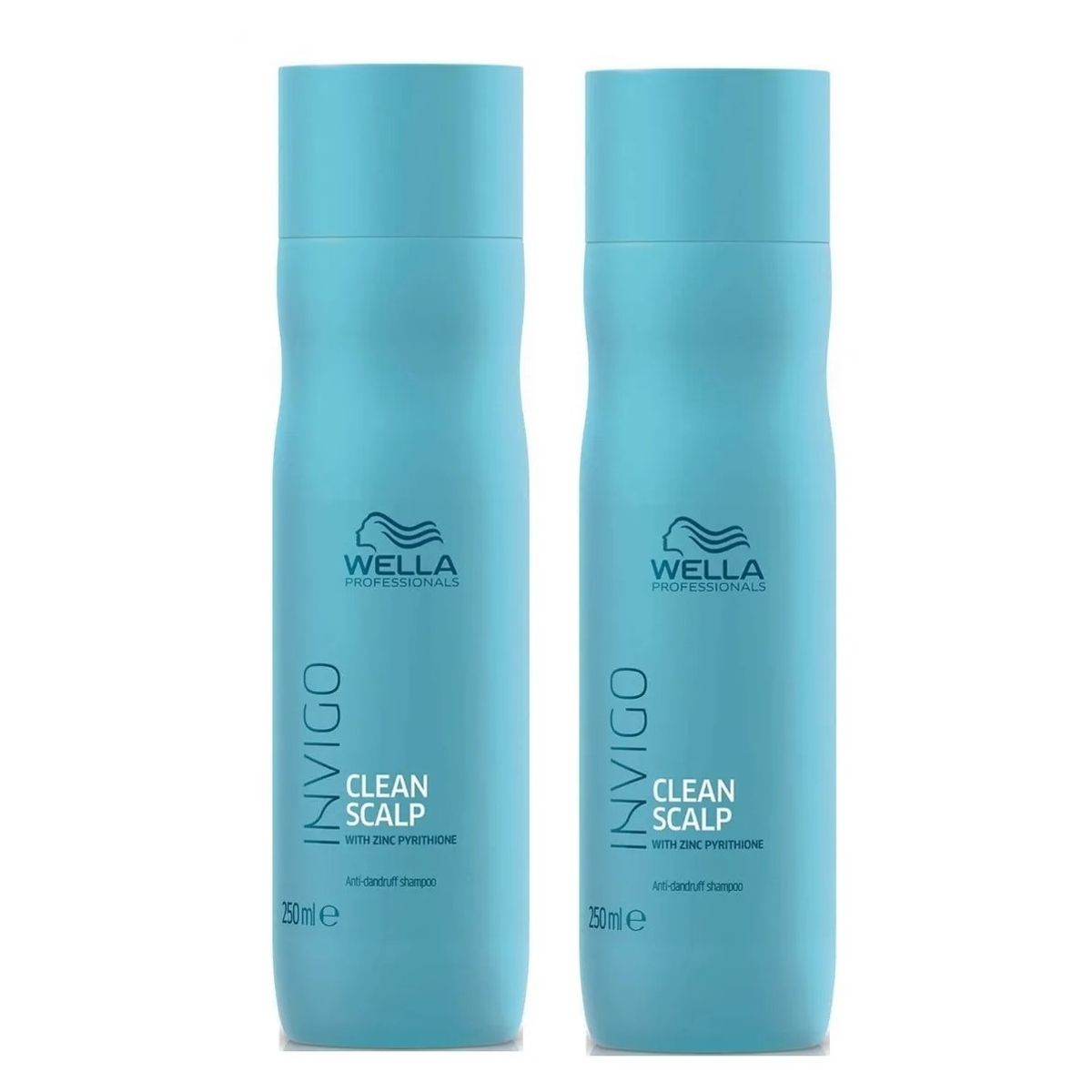WELLA - Duo Shampoo Anticaspa Invigo Clean Scalp Wella Professionals 250ml