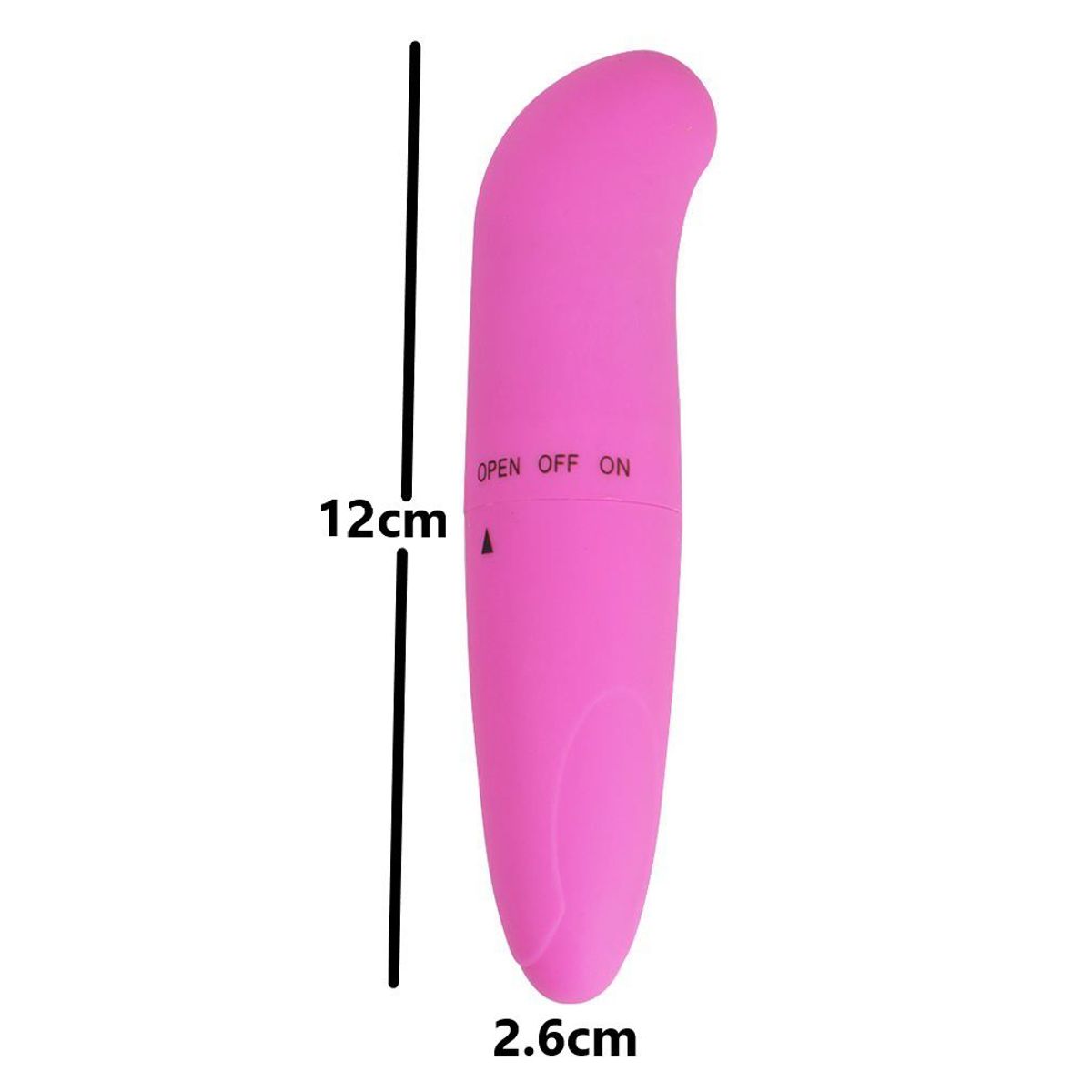 GENERICO - Potente vibrador de 1 Velocidad de Silicona consolador