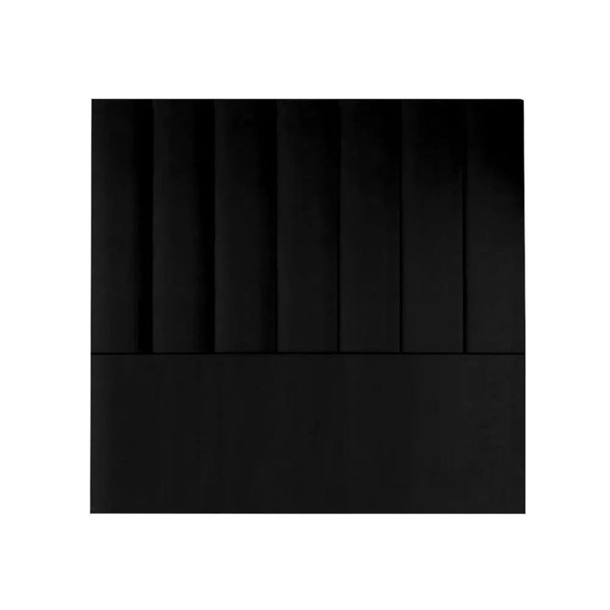 MAVISAC - Cabecera Tosco Mavisac Plaza Queen Color Negro - Tela