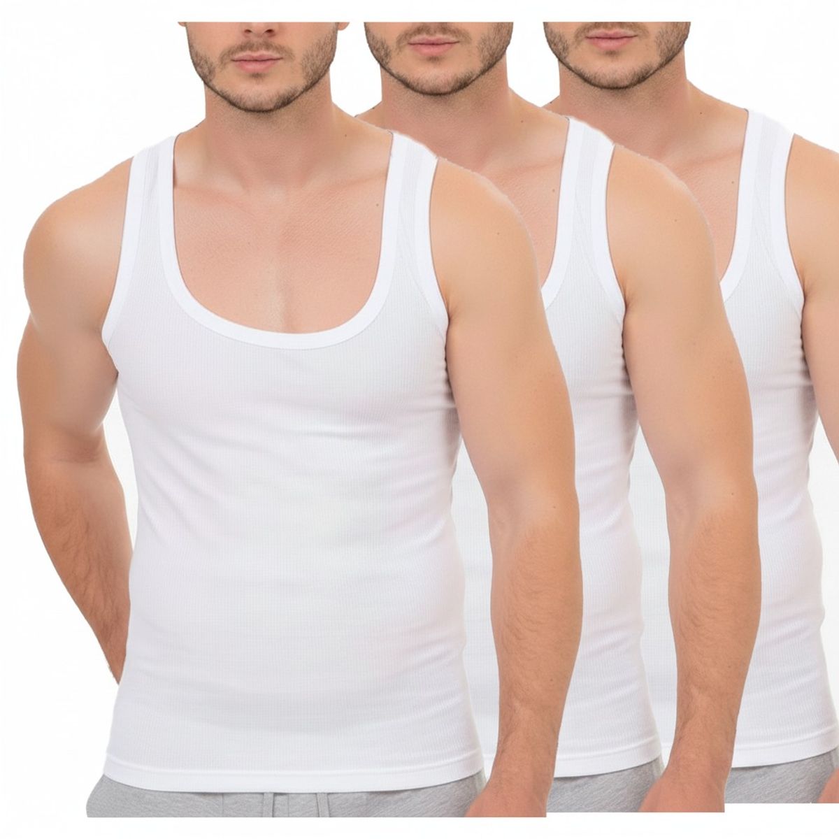 JOHN HOLDEN - Pack x3 BVD John Holden  - Blanco..