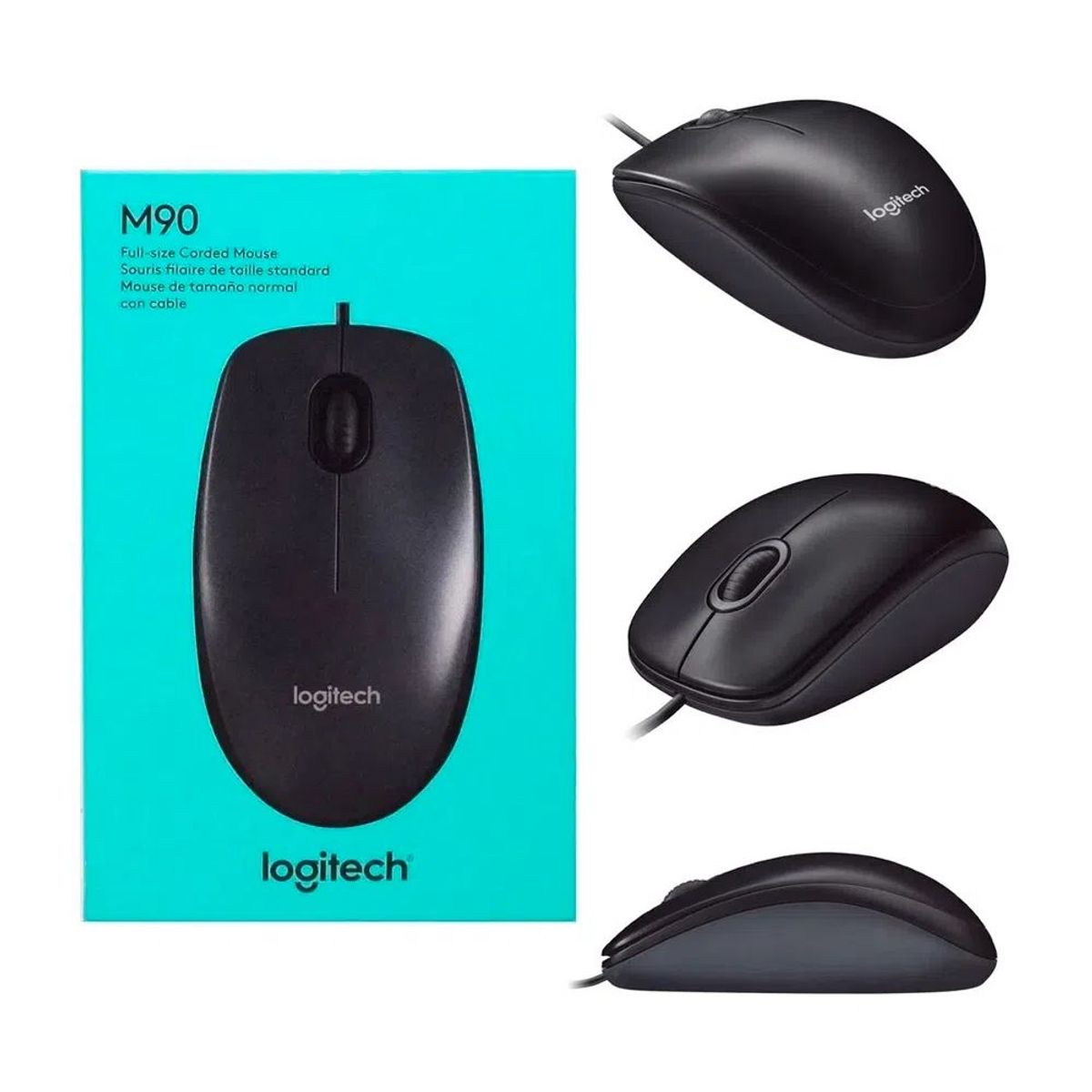 LOGITECH - Mouse Logitech M90 Usb Optico