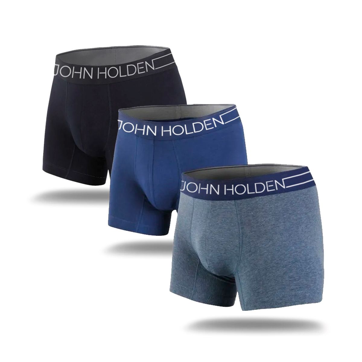 JOHN HOLDEN - Bóxer John Holden Rxj362 Pack X3 Algodón