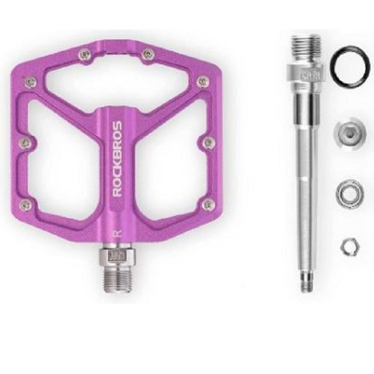 ROCKBROS - Pedales para bicicleta K203 de Aluminio Antideslizantes