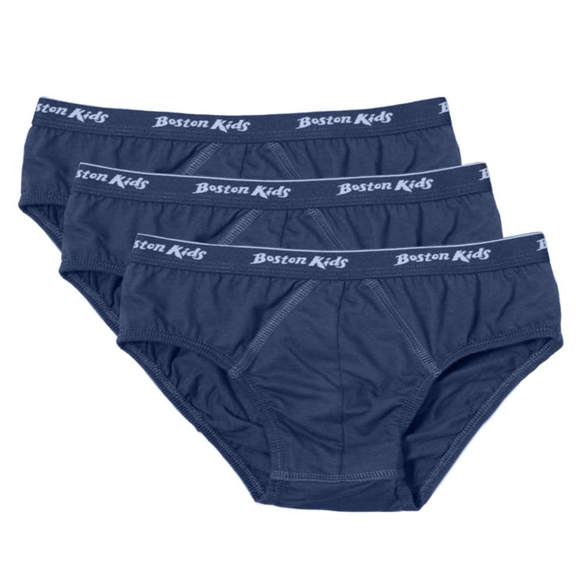 BOSTON - Pack x3 Calzoncillos Boston Kids Acero