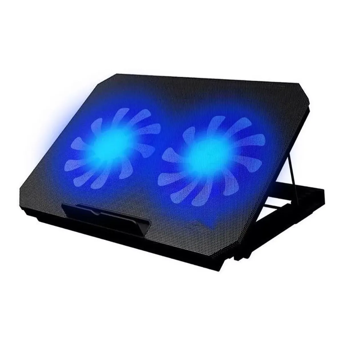 SEISA - Cooler Base Para Laptop Con 2 Ventiladores hasta 17"