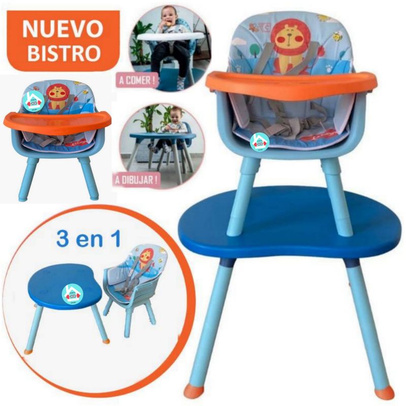 BABY KITS - Silla Carpeta 3 En 1 Bistro LEON