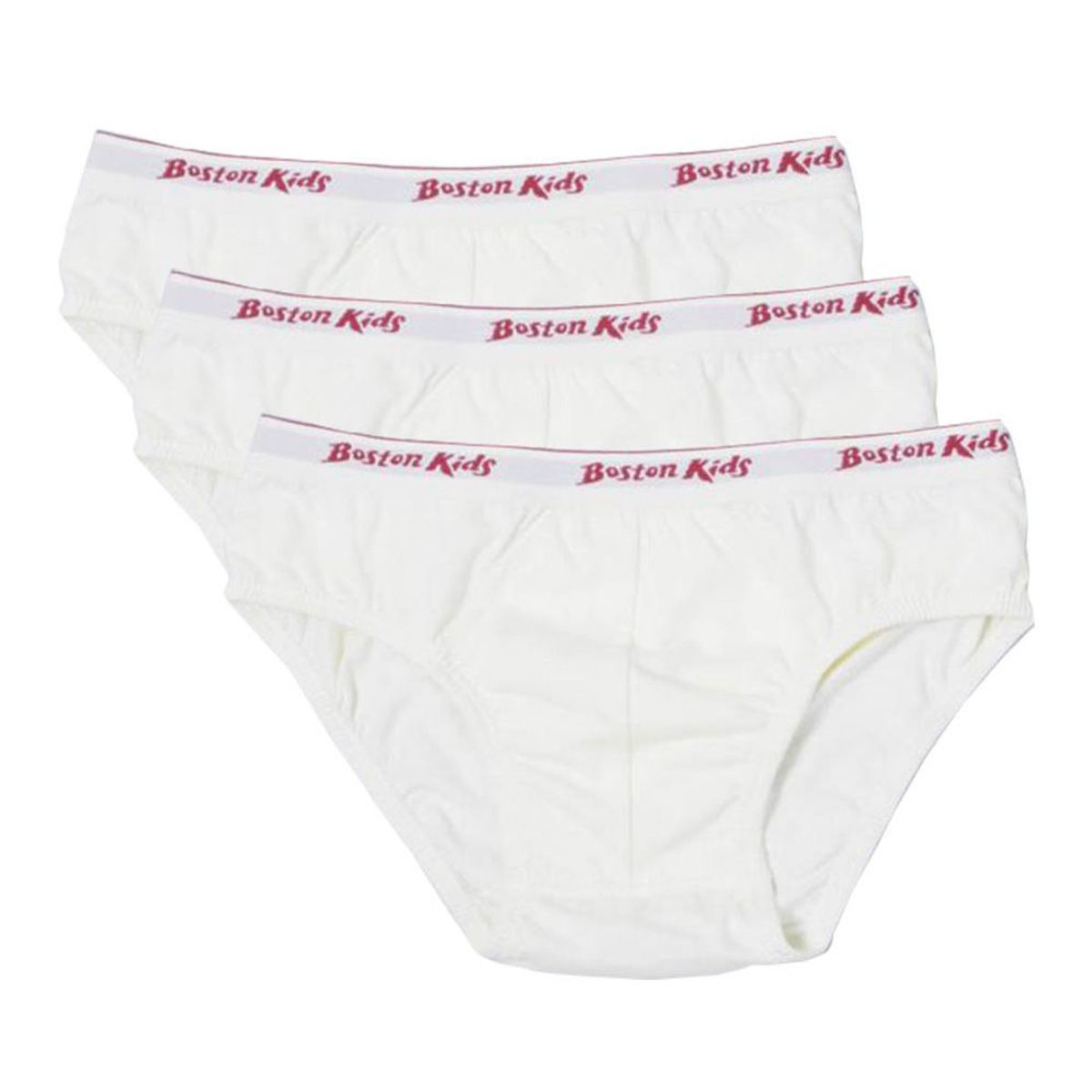BOSTON - Pack x3 Calzoncillos Boston Kids Crema