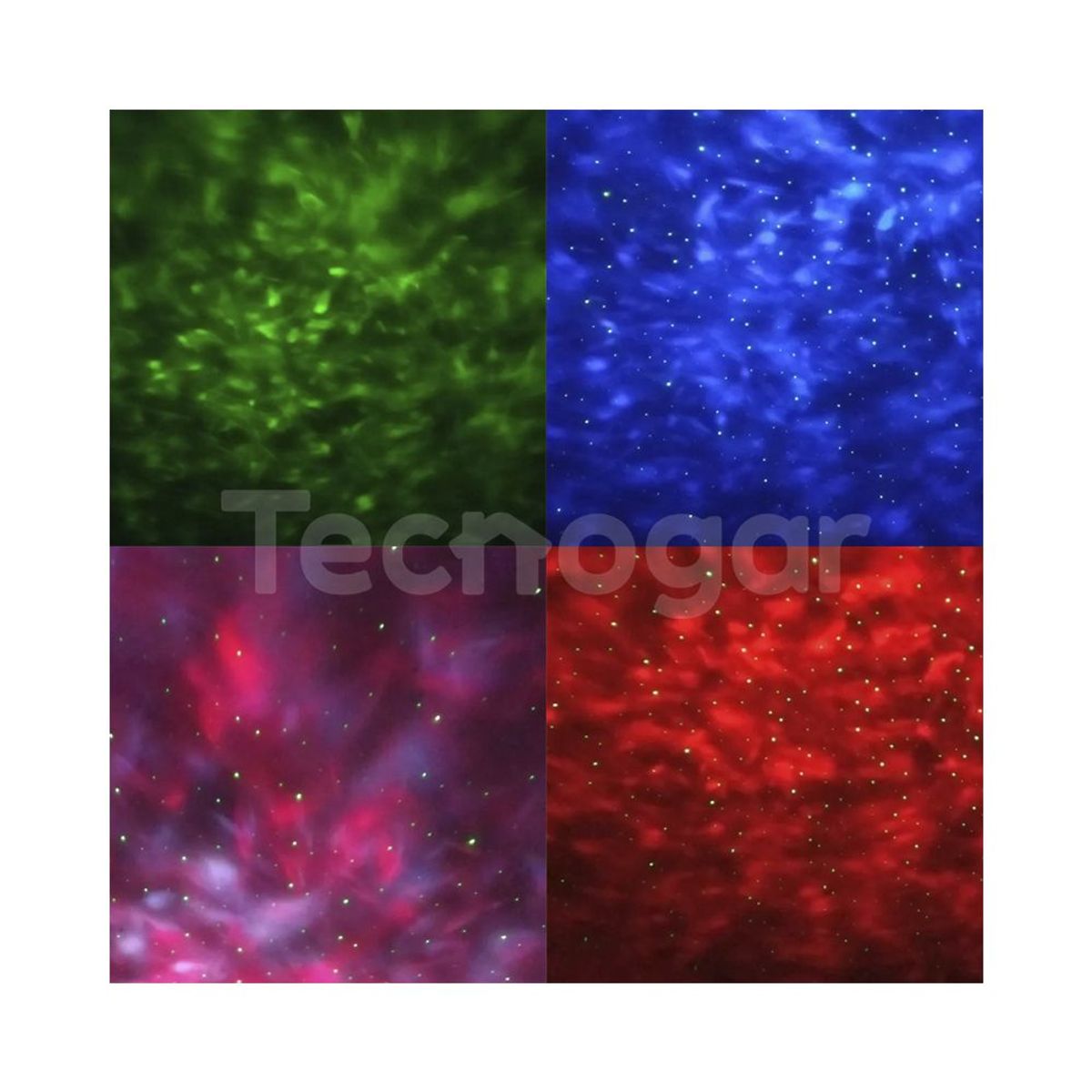 SEISA - Proyector Galaxia Con Parlante Bluetooth y Luces LED RGB para Fiesta