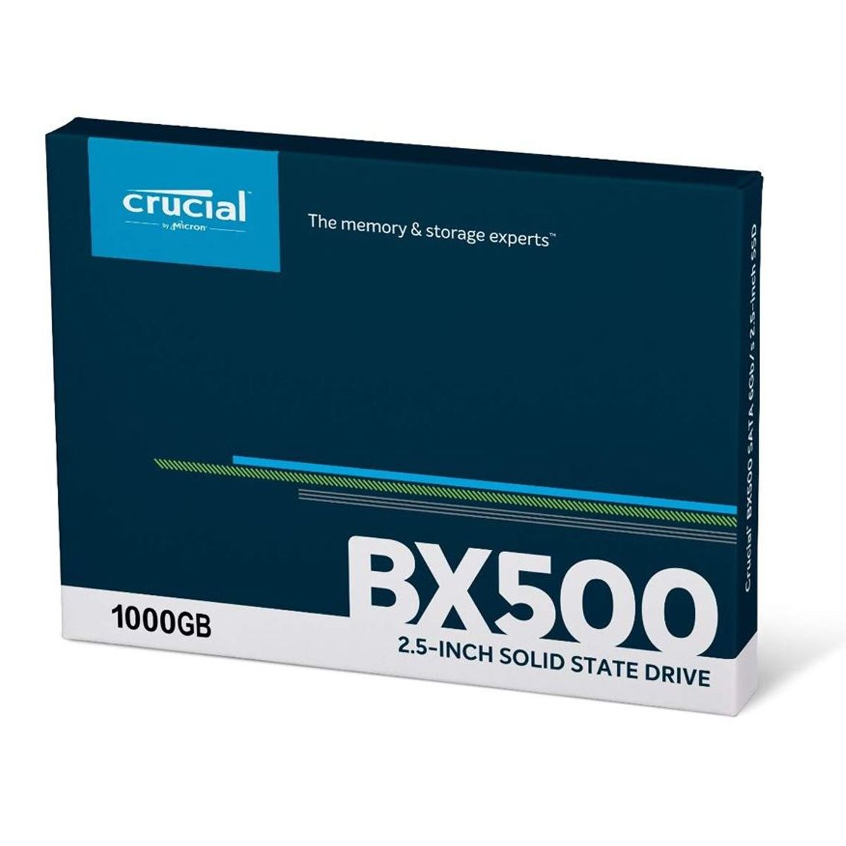 CRUCIAL - Disco Solido SSD Crucial Bx500 1 TB 2.5 SATA 540 MB/s