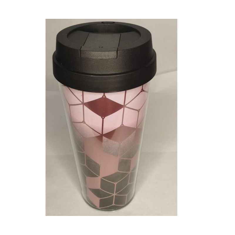 GENERICO - TOMATODO MUG CAFE NEGRO CON ROSA