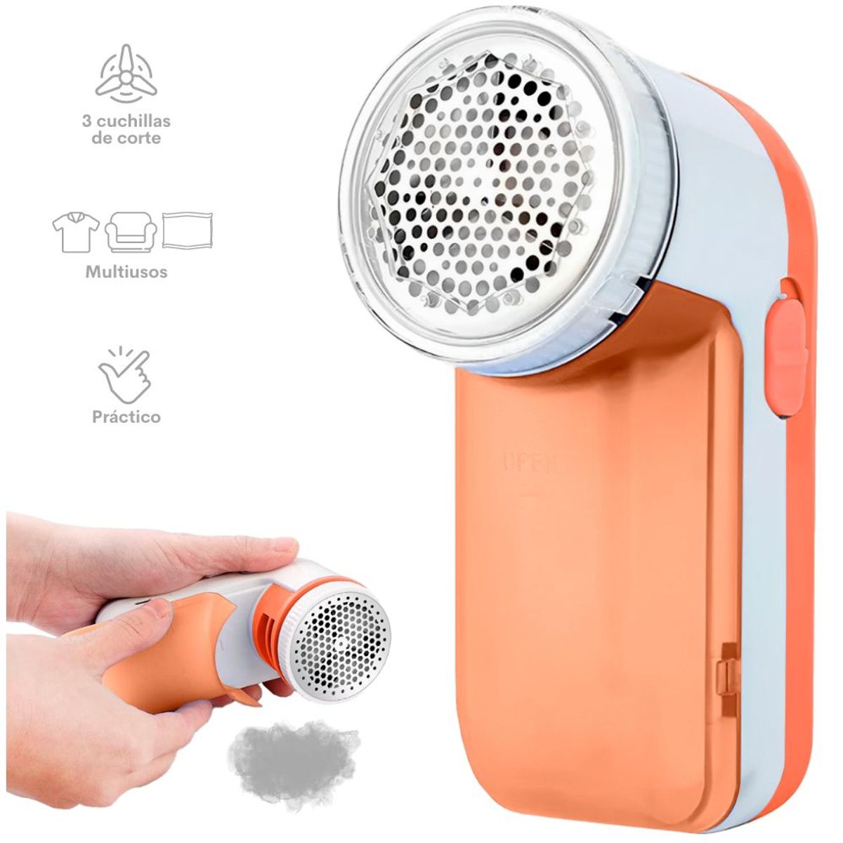 MINARI - Removedor Quita Pelusa Eléctrico Eliminador de Pelo NJ 407E