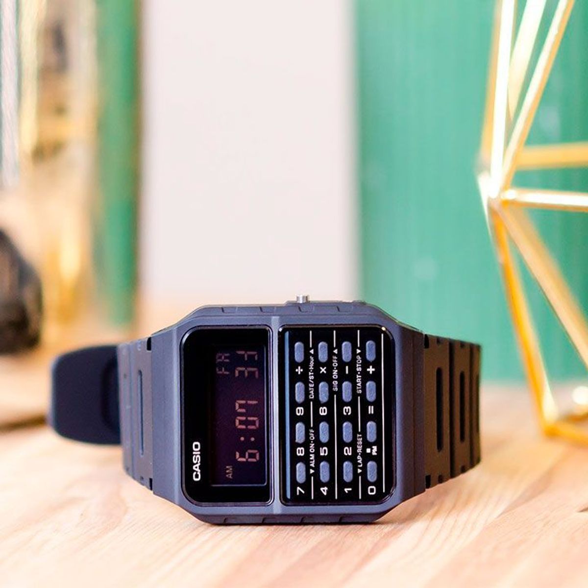 CASIO - Reloj Casio Calculadora CA-53WF-1B - Negro