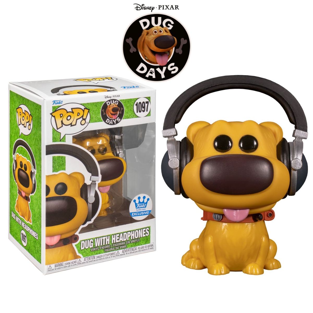 FUNKO - Funko Pop Dug - Disney Pixar Dug Days Exclusivo Funko Shop