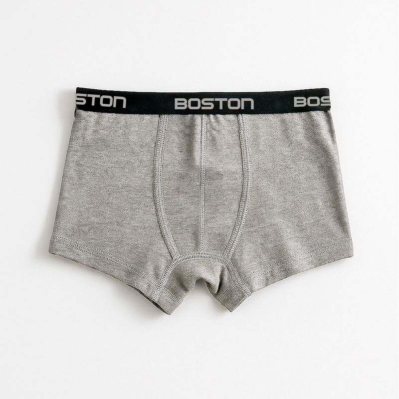 BOSTON - Bóxer Corto Boston Kids Plomo Claro
