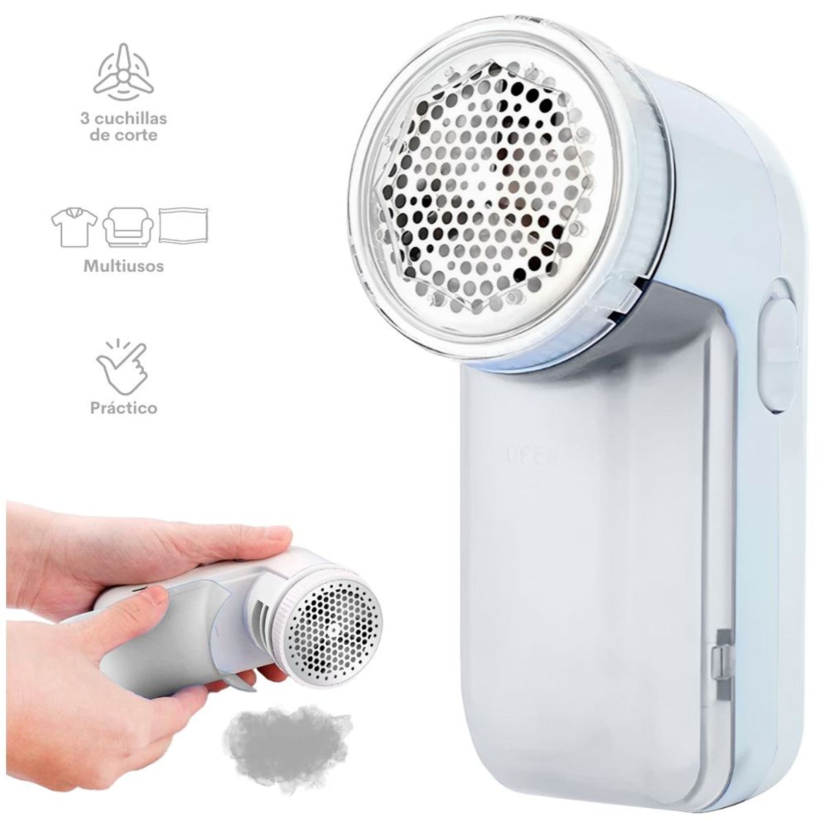 MINARI - Removedor Quita Pelusa Eléctrico 407E - Color Aleatorio