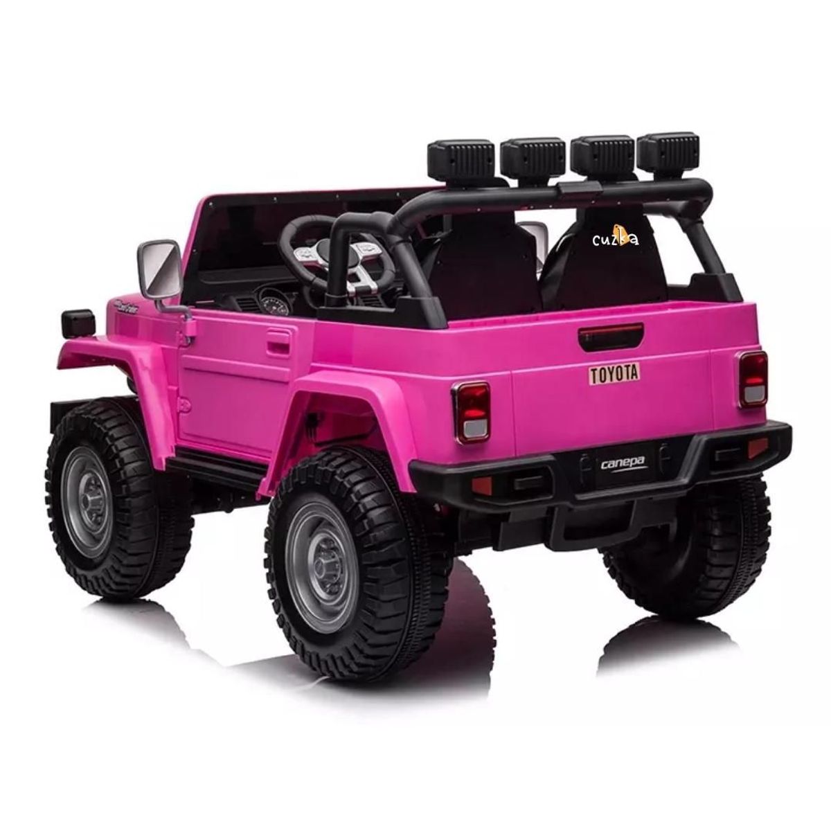 GENERICO - Carro a Batería TOYOTA »LAND CRUISER» PINK