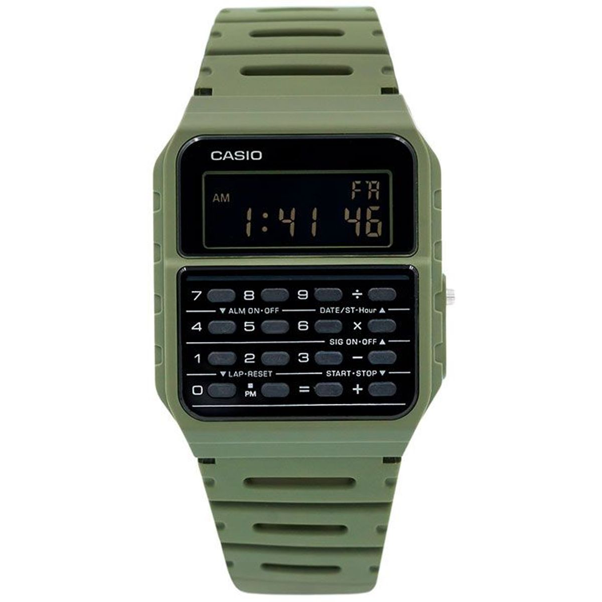 CASIO - Reloj Casio Calculadora CA-53WF-3B Verde