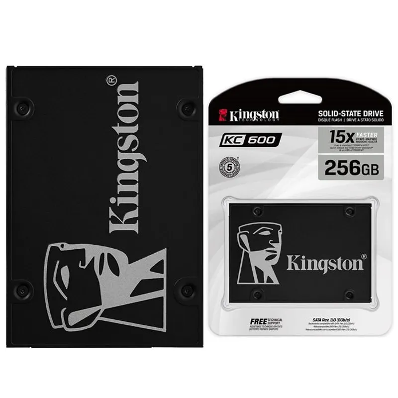 KINGSTON - Disco Solido SSD interno Kingston KC600 256GB 25 SKC600/256G