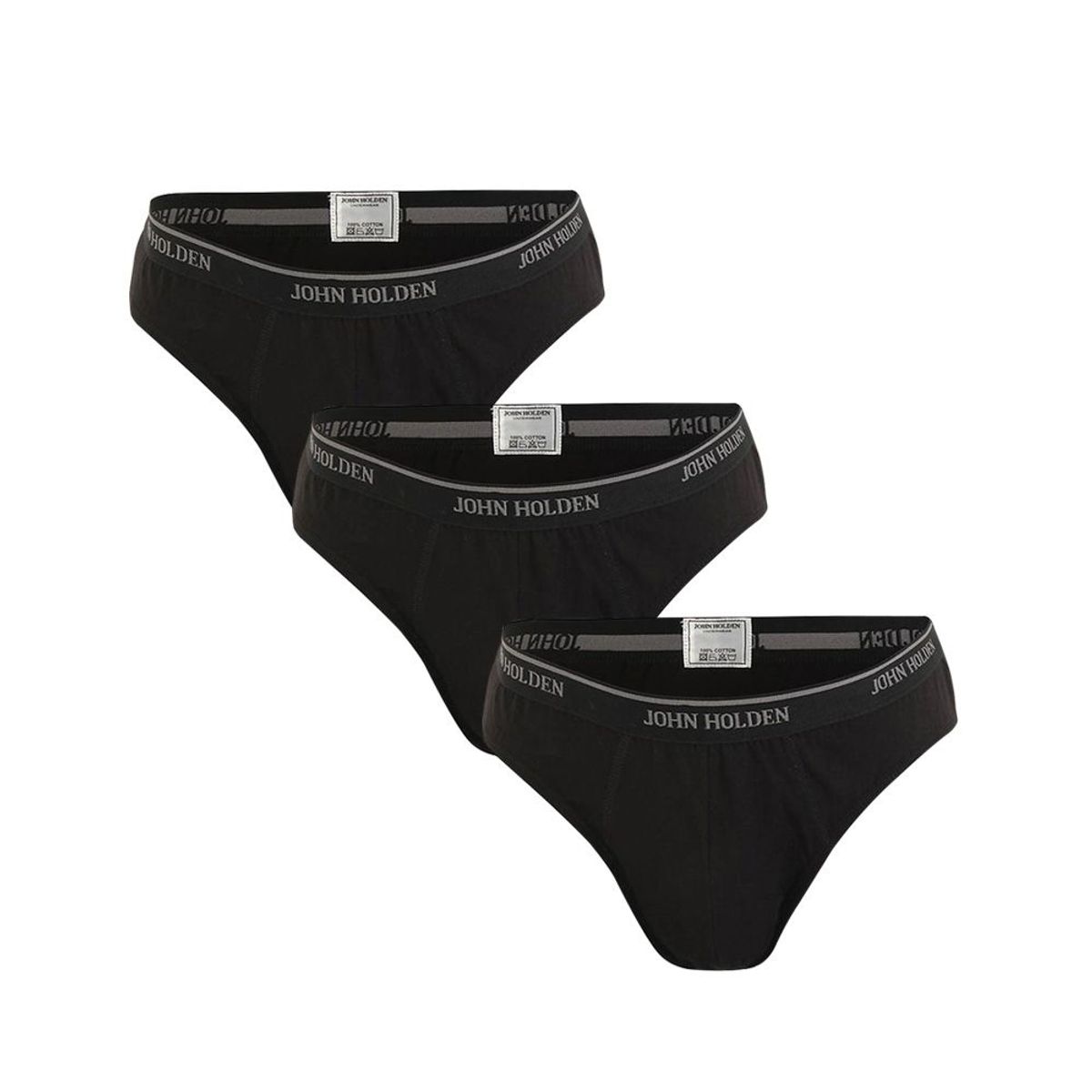 JOHN HOLDEN - Pack x3 Trusa Deportivas John Holden Negro