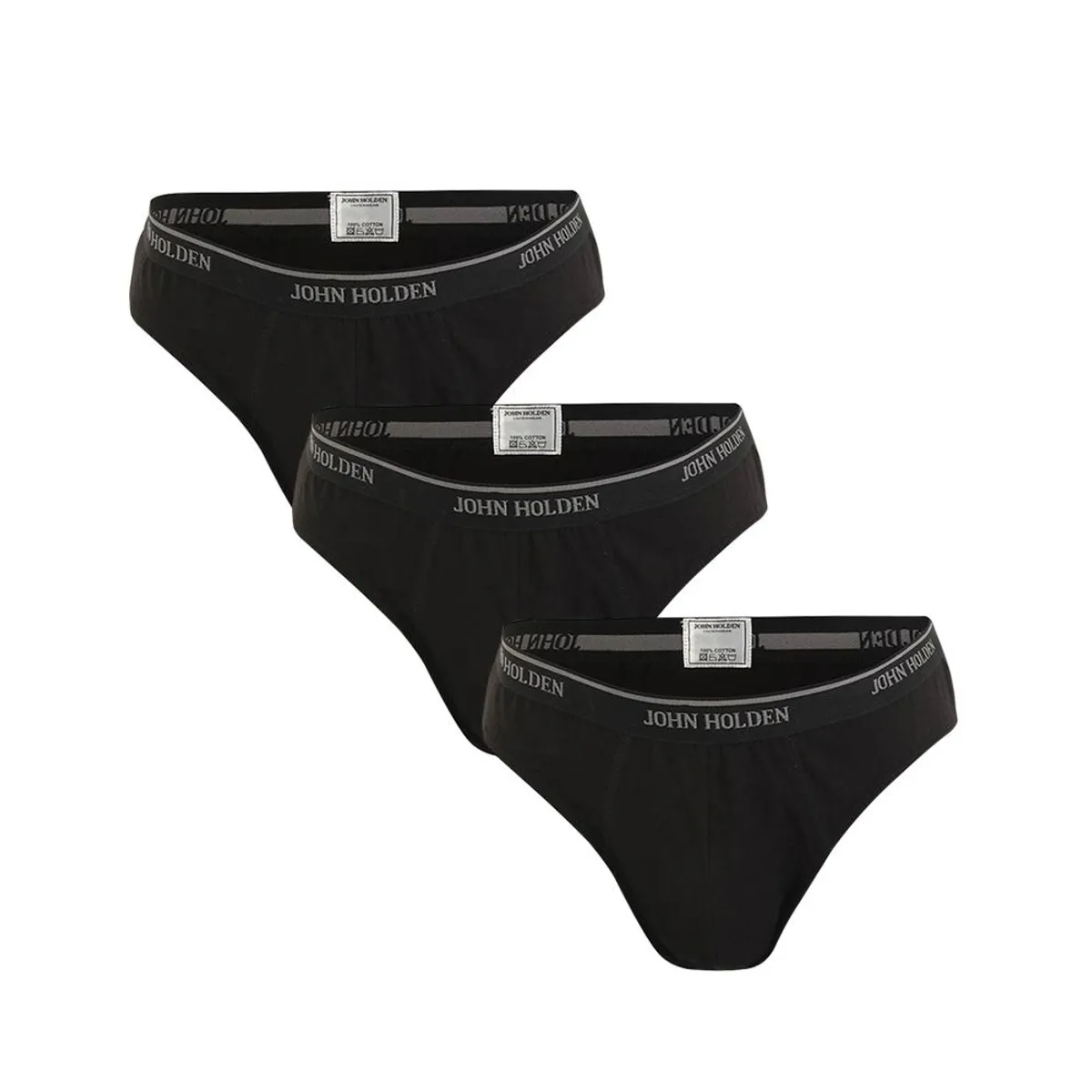 JOHN HOLDEN - Pack x3 Trusa Deportivas John Holden Negro