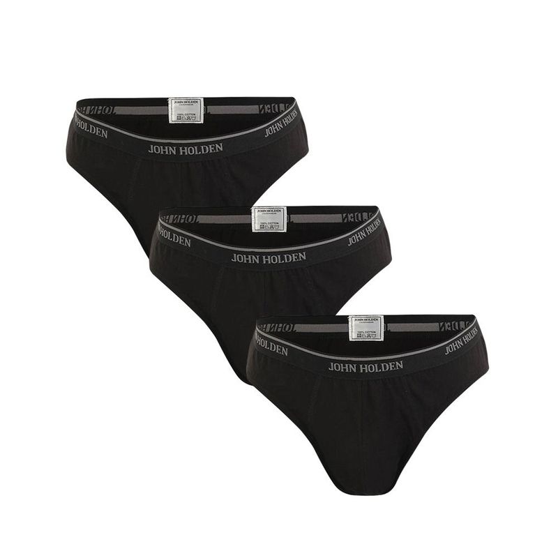 JOHN HOLDEN - Pack x3 Trusa Deportivas John Holden Negro