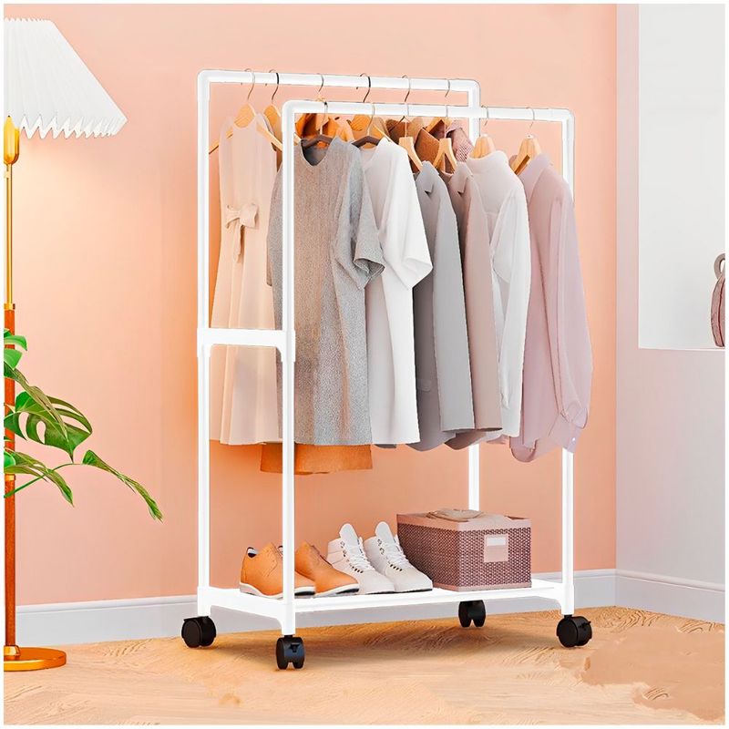 MINARI - Colgador de Ropa Perchero Doble Exhibidor Estante Zapatera BL 1070P