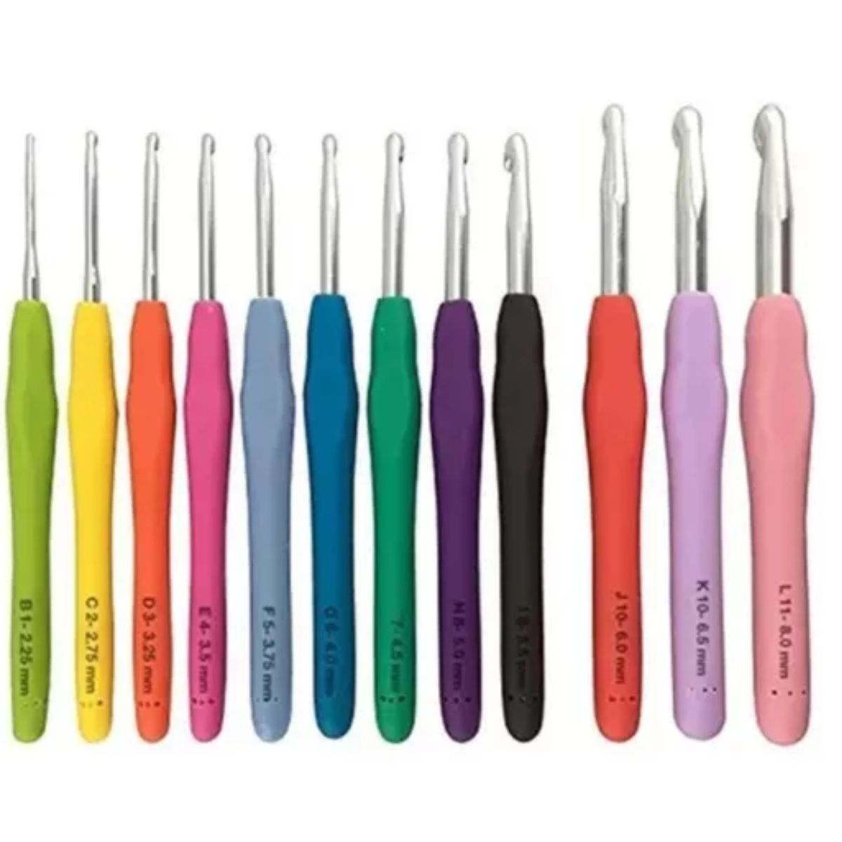 GENERICO - Set de Agujas Crochet Bambu Más Ganchos Ganchillo Accesorios