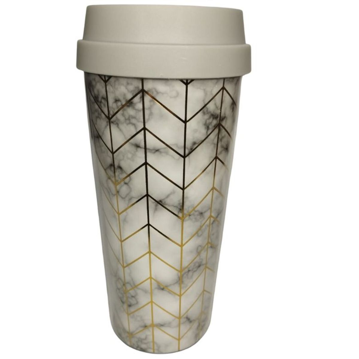 GENERICO - TOMATODO MUG CAFE GRIS PLATEADO