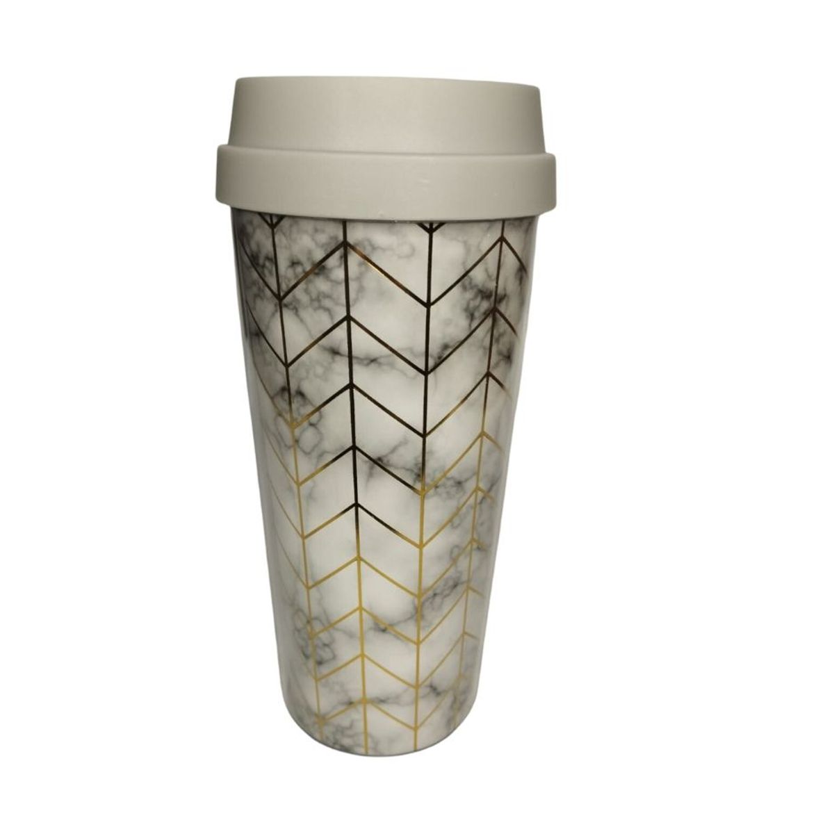 GENERICO - TOMATODO MUG CAFE GRIS PLATEADO