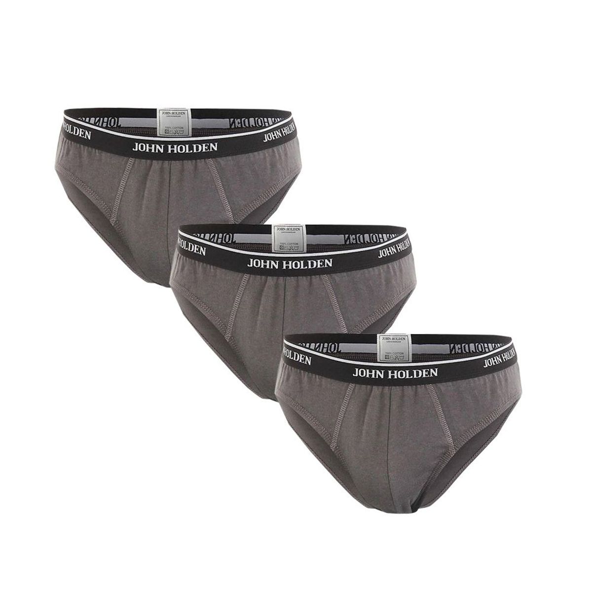 JOHN HOLDEN - Pack x3 Trusa Deportivas John Holden Charcoal