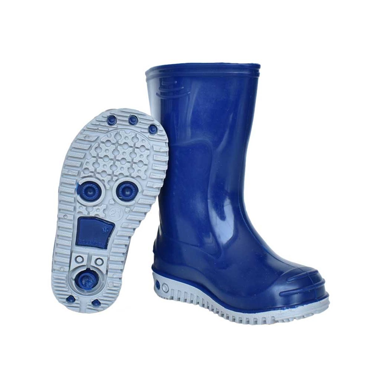 GENERICO - BOTAS DE LLUVIA MODELO CHILDREN AZUL TALLAS 21 A 33.