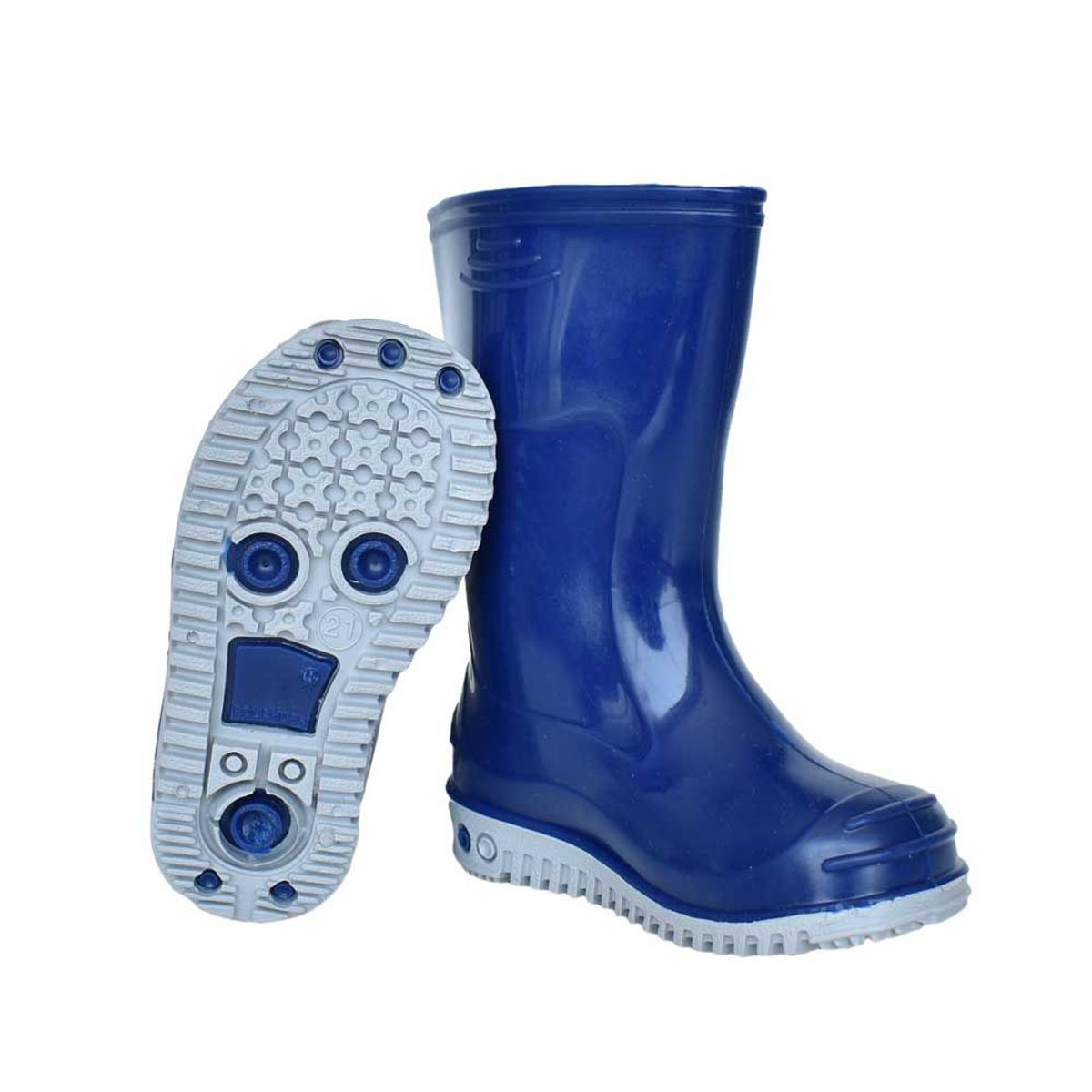 GENERICO - BOTAS DE LLUVIA MODELO CHILDREN AZUL TALLAS 21 A 33.