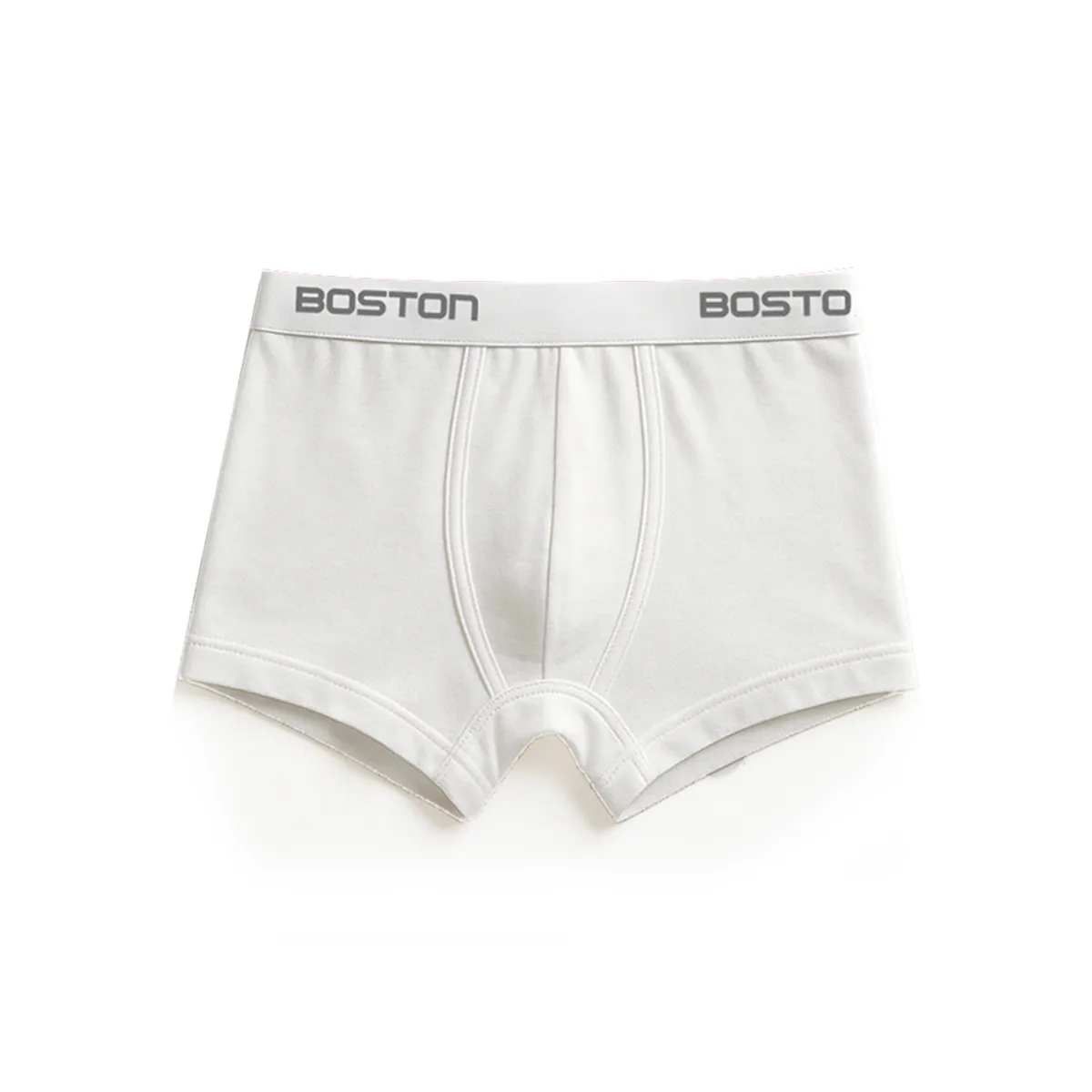 BOSTON - Pack x3 Bóxer Corto Boston Kids Blanco