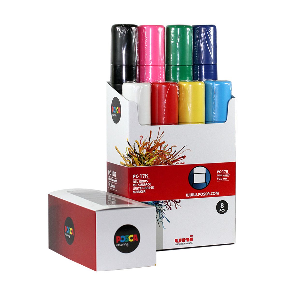 POSCA - POSCA Pack PC-17K8P Estuche X8 Básico    