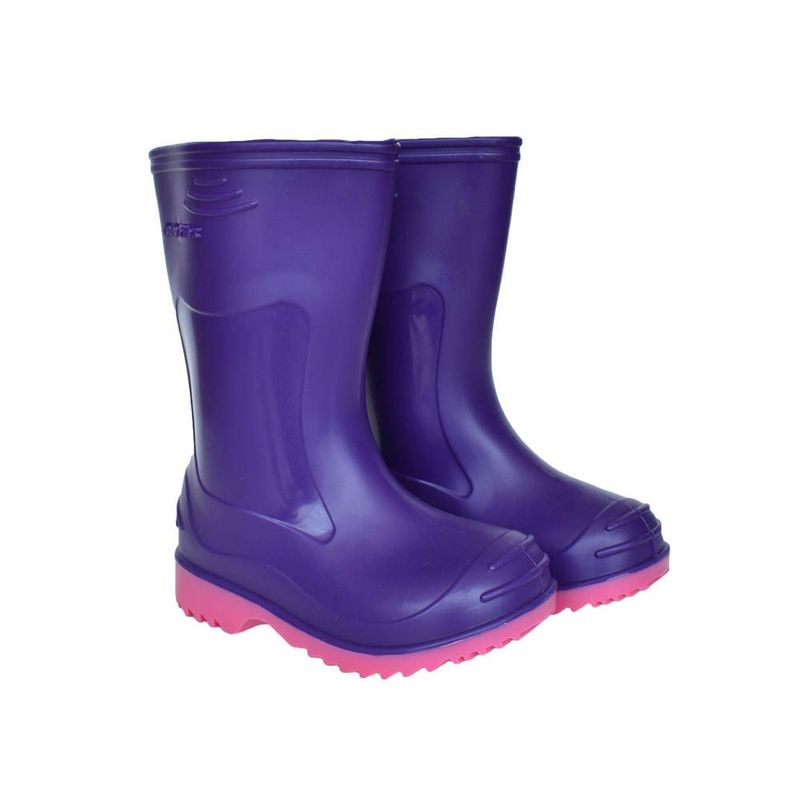 GENERICO - BOTAS DE LLUVIA MODELO CHILDREN MORADO TALLAS 21 A 33
