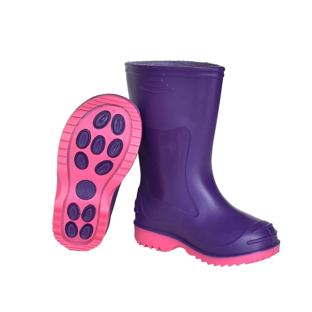 GENERICO - BOTAS DE LLUVIA MODELO CHILDREN MORADO TALLAS 21 A 33