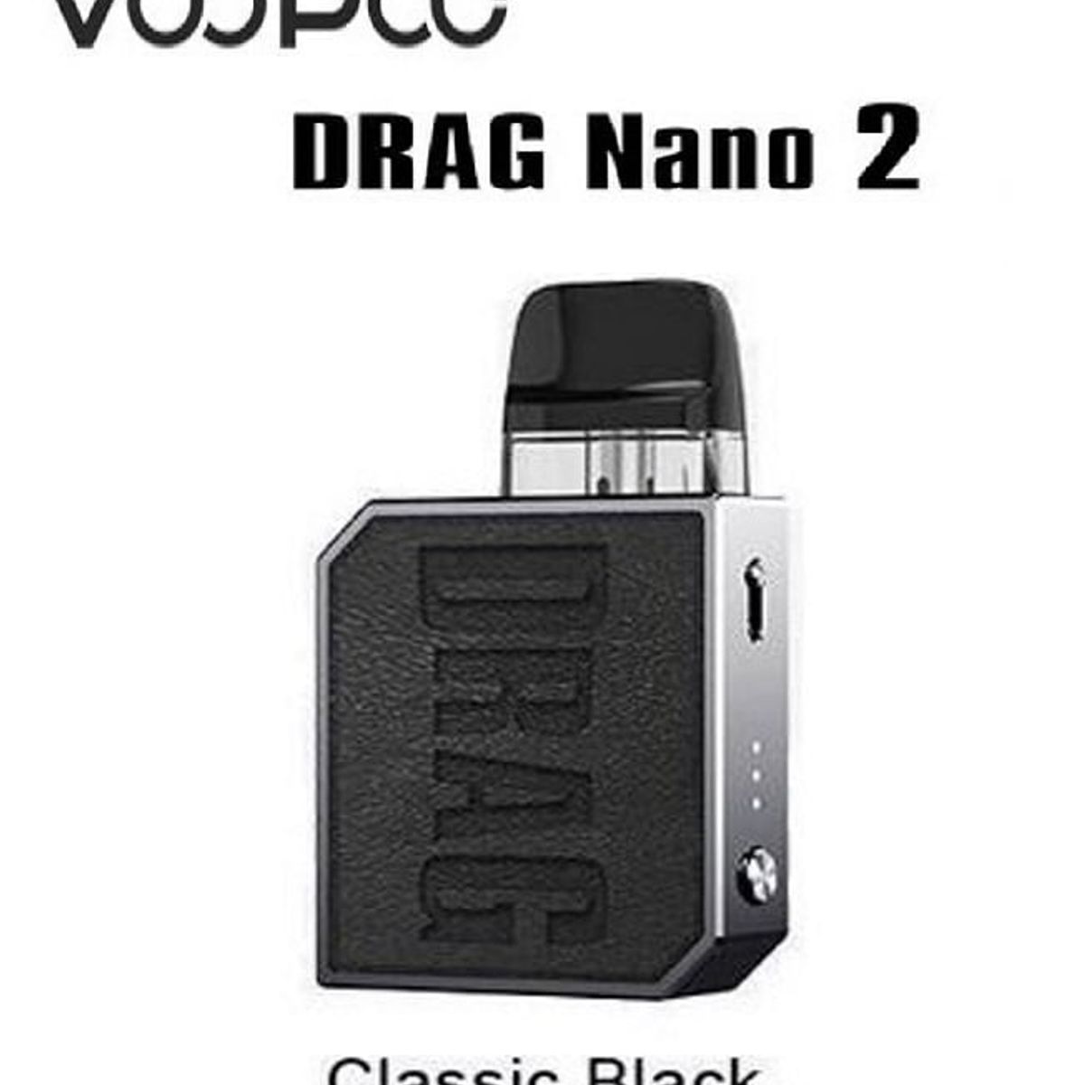 VOOPOO - Voopoo Drag Nano 2 800mAh 20W 2ml - COLOR CLASSIC BLACK