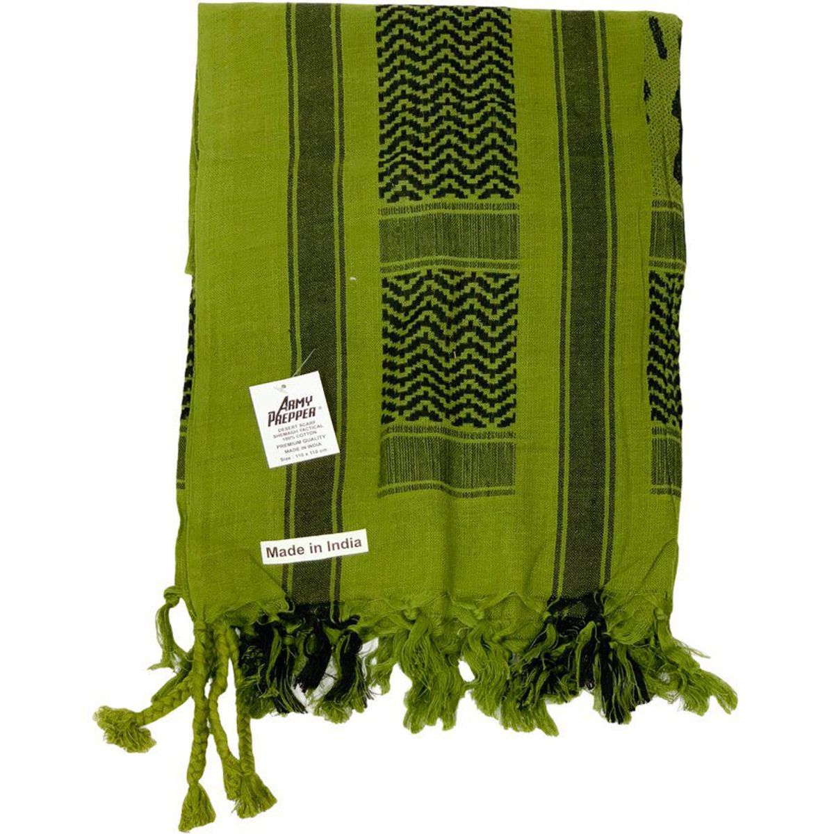 ARMY PREPPER - Bufanda MULTIPROPOSITO 100% ALGODON  verde camu_.