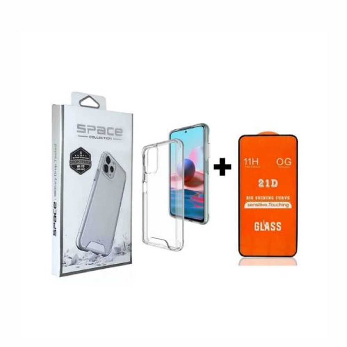 SPACE - Case Space Para Samsung A50/A30S  + Mica de Vidrio