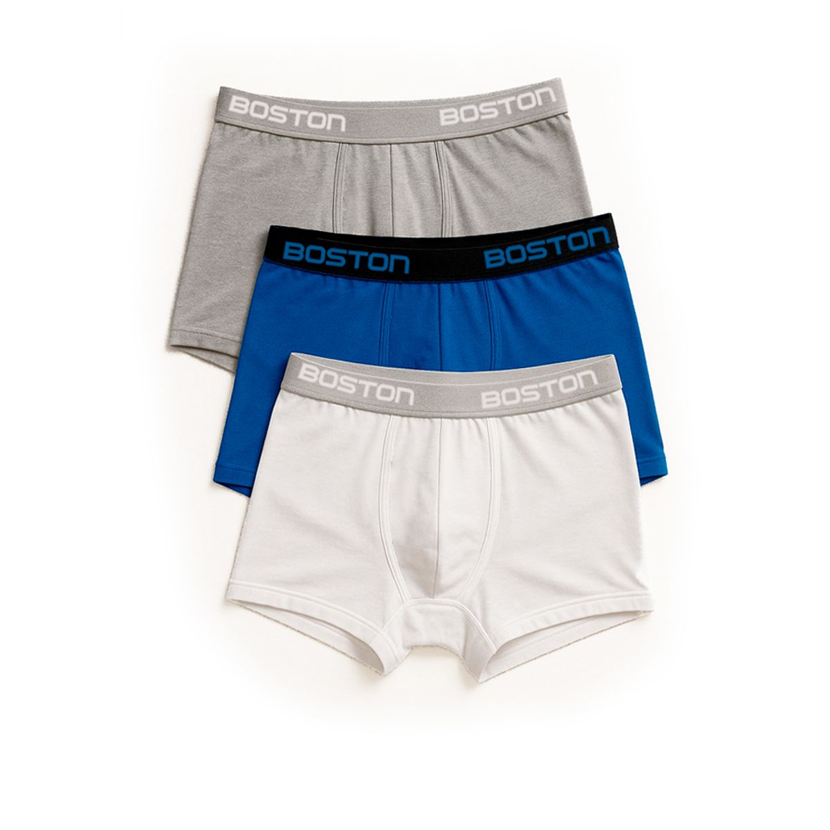 BOSTON - Pack x3 Bóxer Corto Boston Kids Multicolor 2