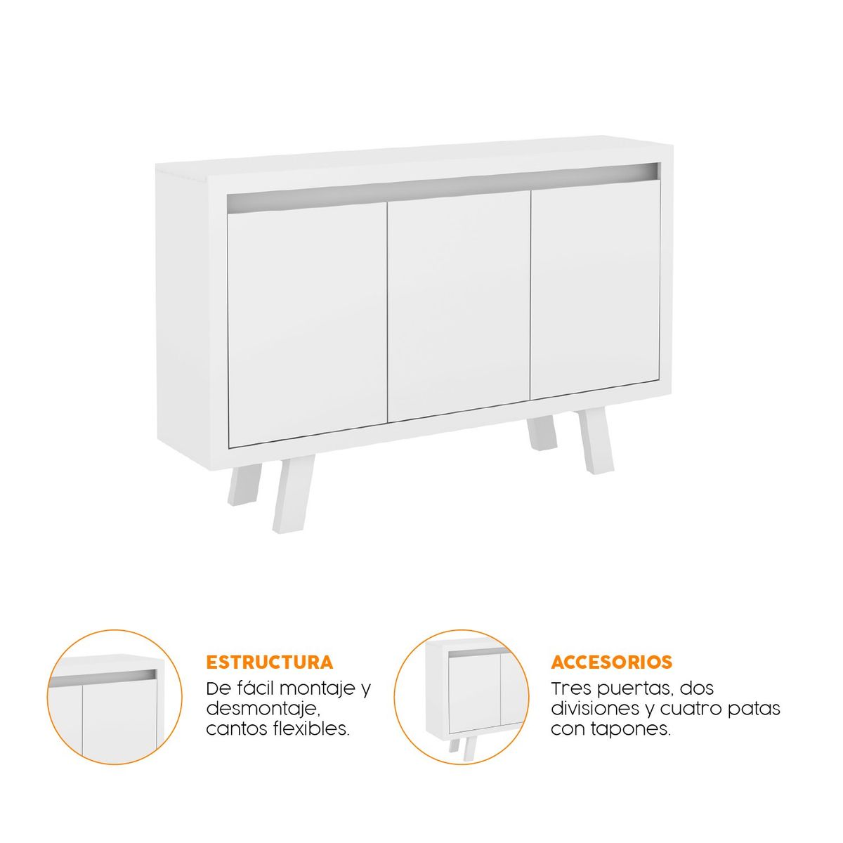 BONNO - Archivador De Oficina Goya Blanco Bonno