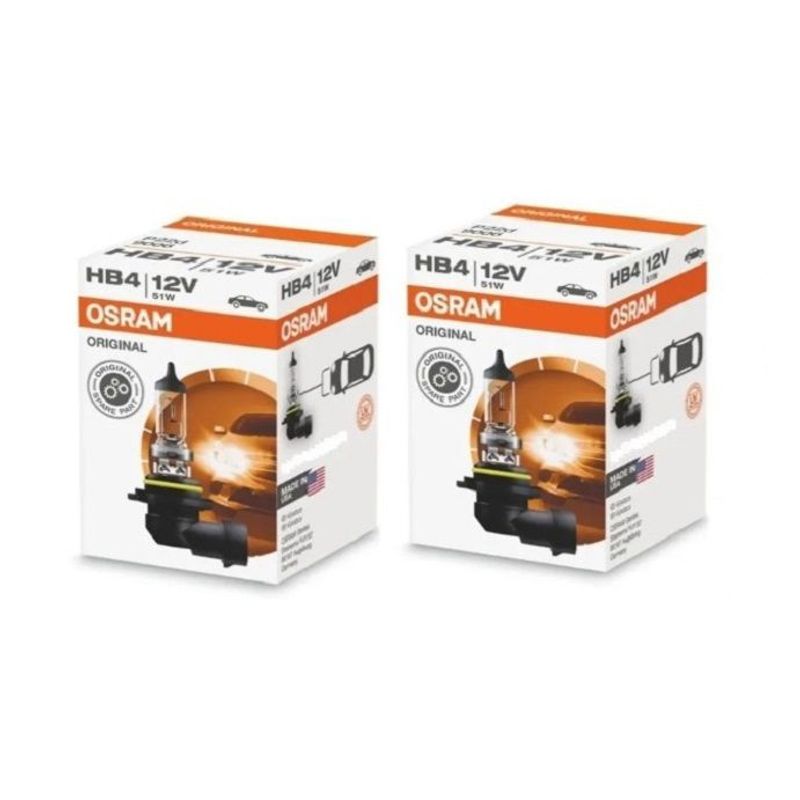 OSRAM - Foco HB4 9006 (2 Unidades ) Halógeno 12V 51W P22d